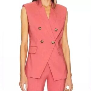 Double-Breasted Veronica Beard vest